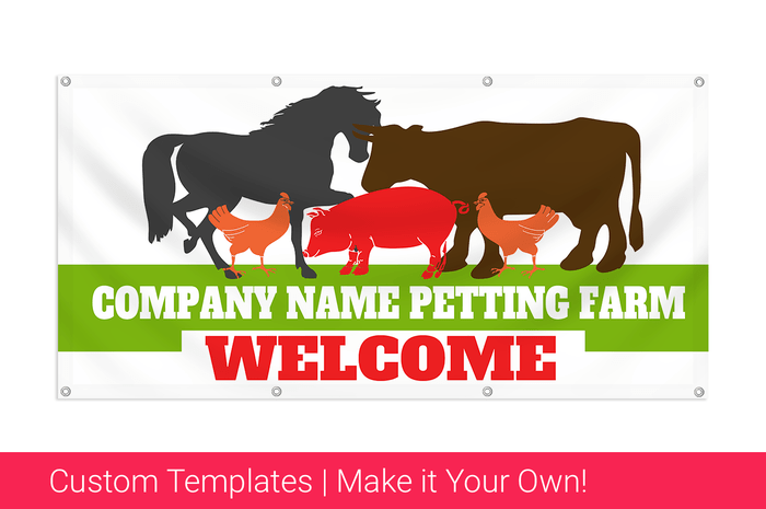 petting farm banner