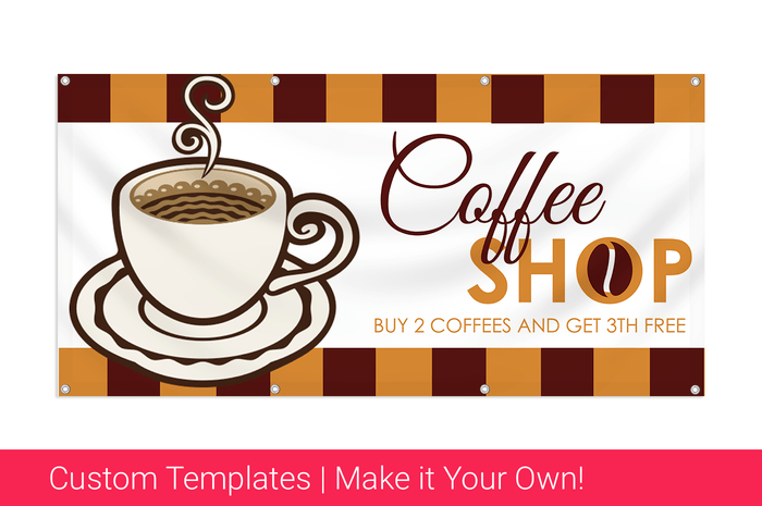 Design Your Own Coffee Shop Banner Today!
