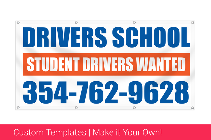 driving school banner