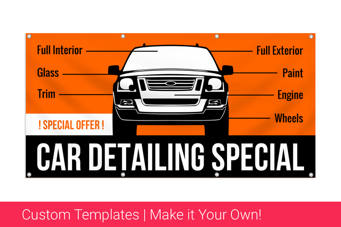 Advertise Effectively With Auto Detailing Banners